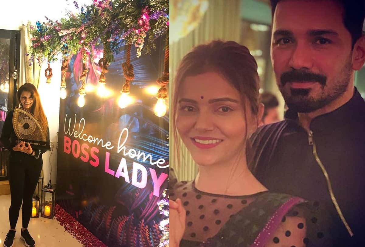 Abhinav Shukla welcomes home his 'boss lady' and Bigg Boss 14 trophy winner Rubina Dilaik with this beautiful surprise