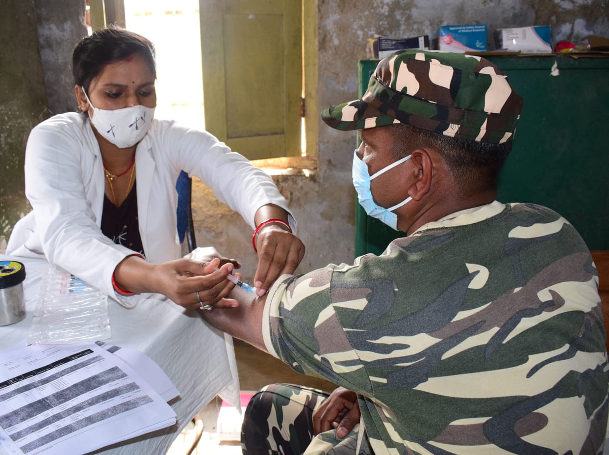 935 beneficiaries get first dose