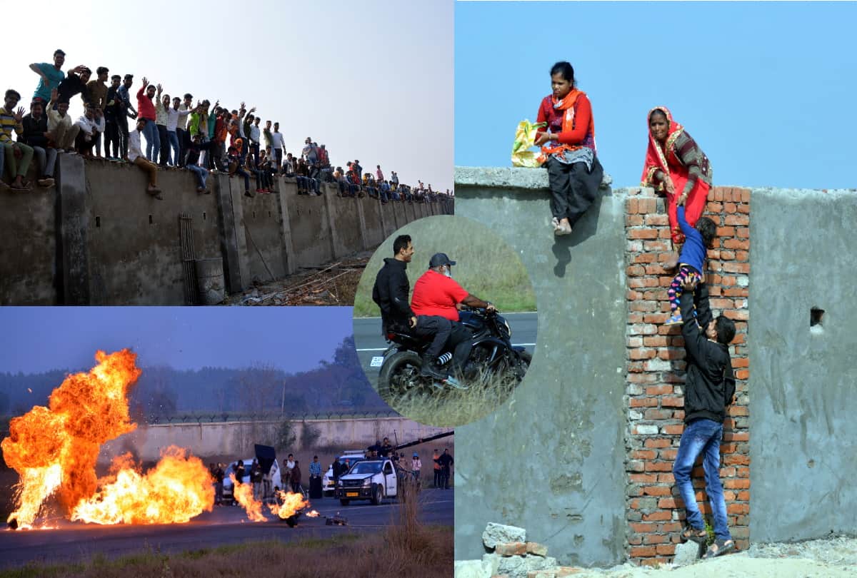 Villagers halt shooting of John Abraham's attack  at dhanipur airstrip