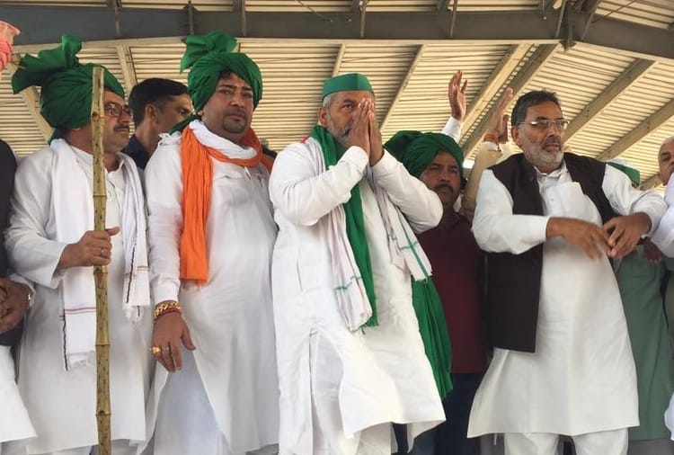 Kisan mahapanchayat starts at kharkhoda of Haryana