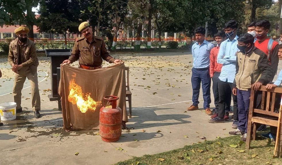 Fire Department imparts training to students