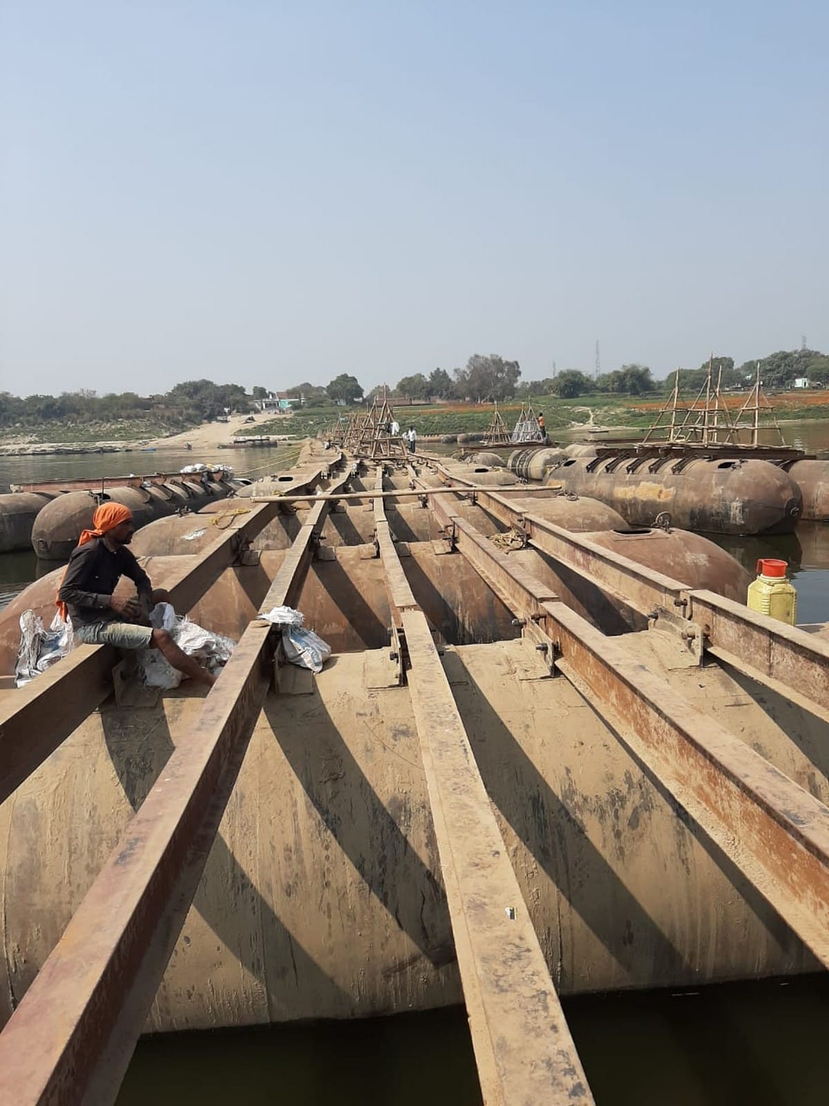 Markandeya Mahadev Temple Sangam Ghat construction work for beautification in varanasi
