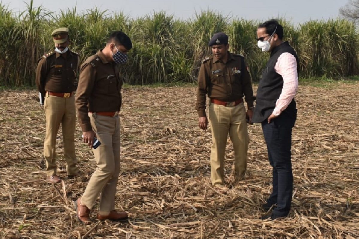 A baby girl have murdered in a village of Baghpat city and see photos