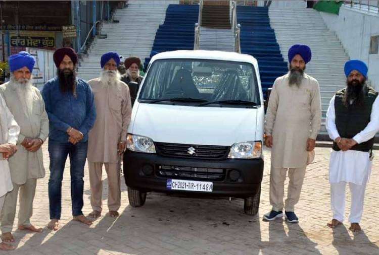 New Car Donated By Devotee In Gurudwara Shri Singh Shaheedan