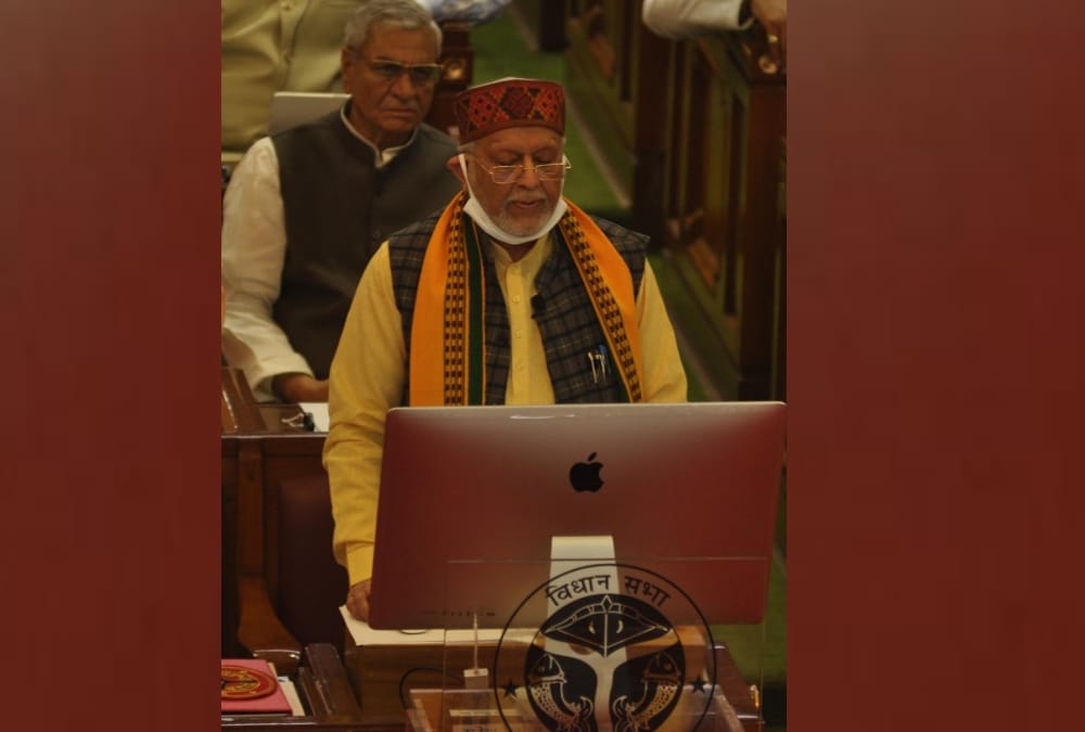 up-uttar-pradesh-budget-2021-news-in-hindi: UP Finance minister Suresh Khanna presented paperless budget for 2021-22.
