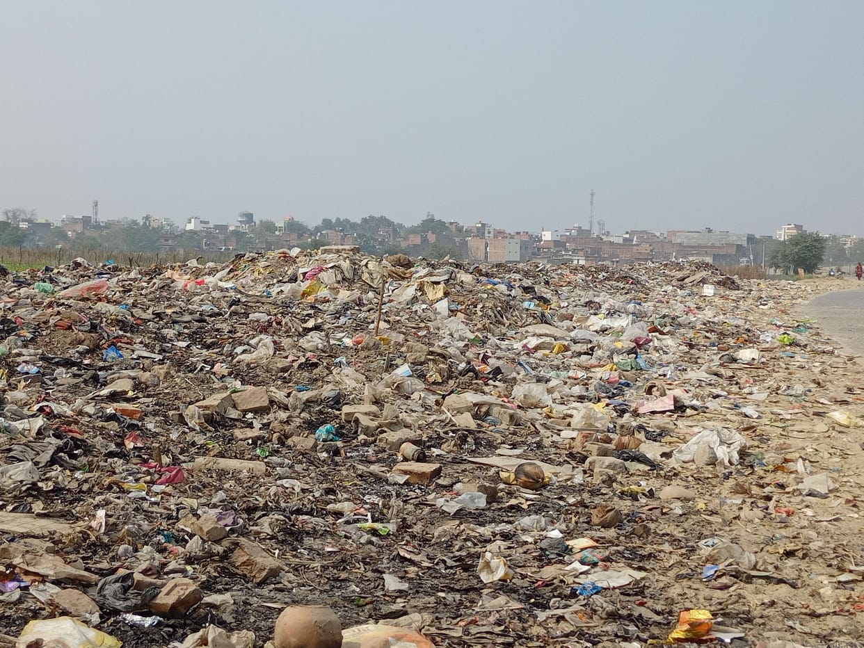50 tons of garbage being dumped daily