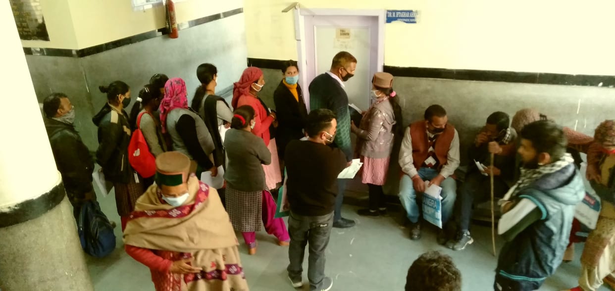 corona rules voilation in kheneri hospital ramput