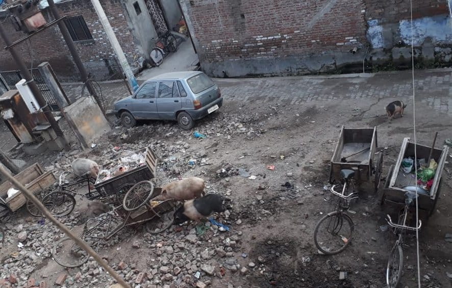 Broken drains and dirt caused trouble