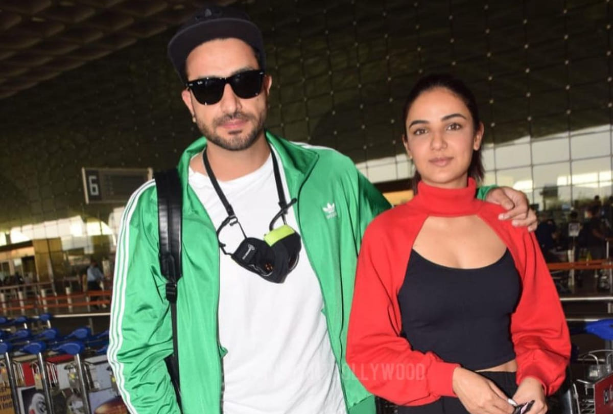 Jasmin Bhasin enjoying vacation in dubai with aly goni shared romantic photo on instagram