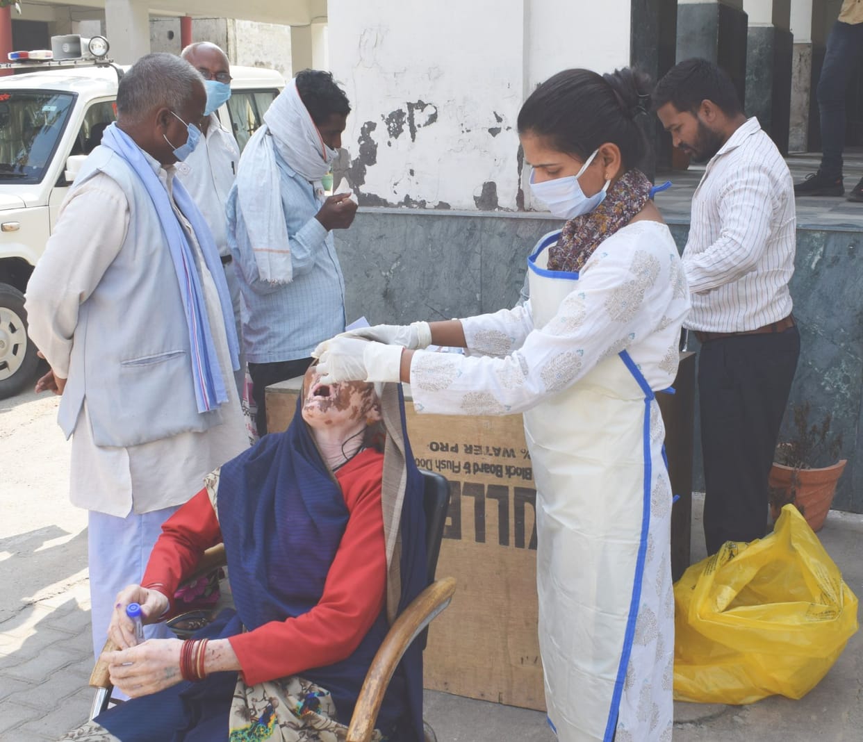 Corona positive in Mainpuri