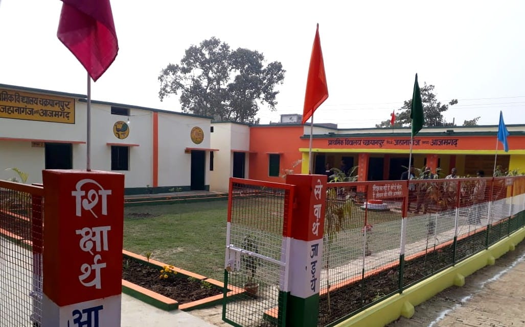 Decorated the school, giving rites to children