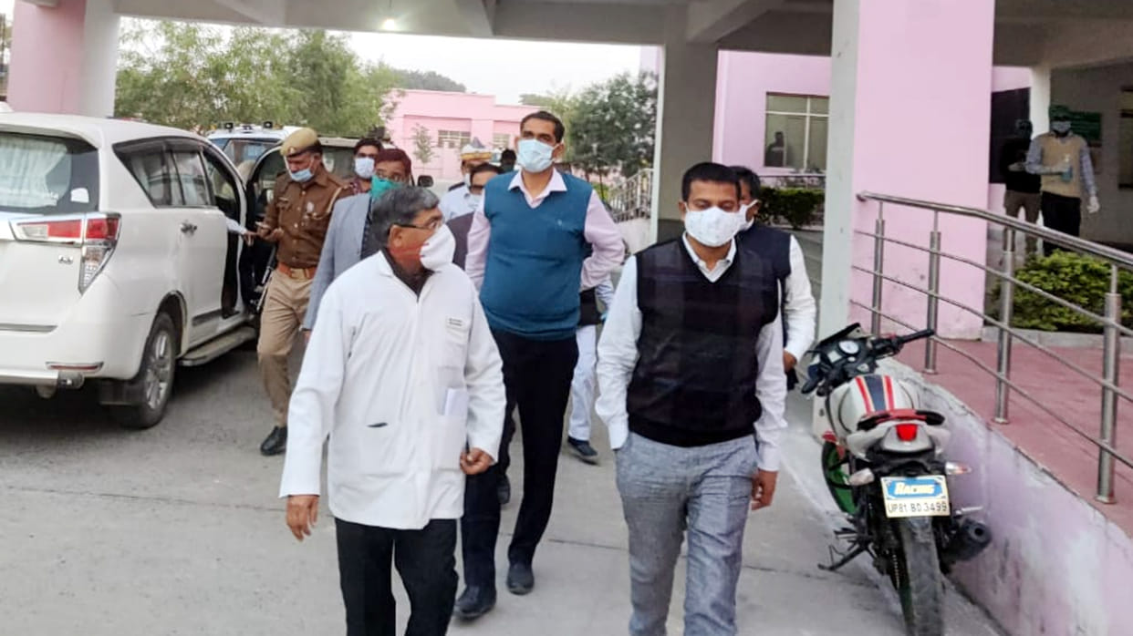 commissinor inspection in hospital