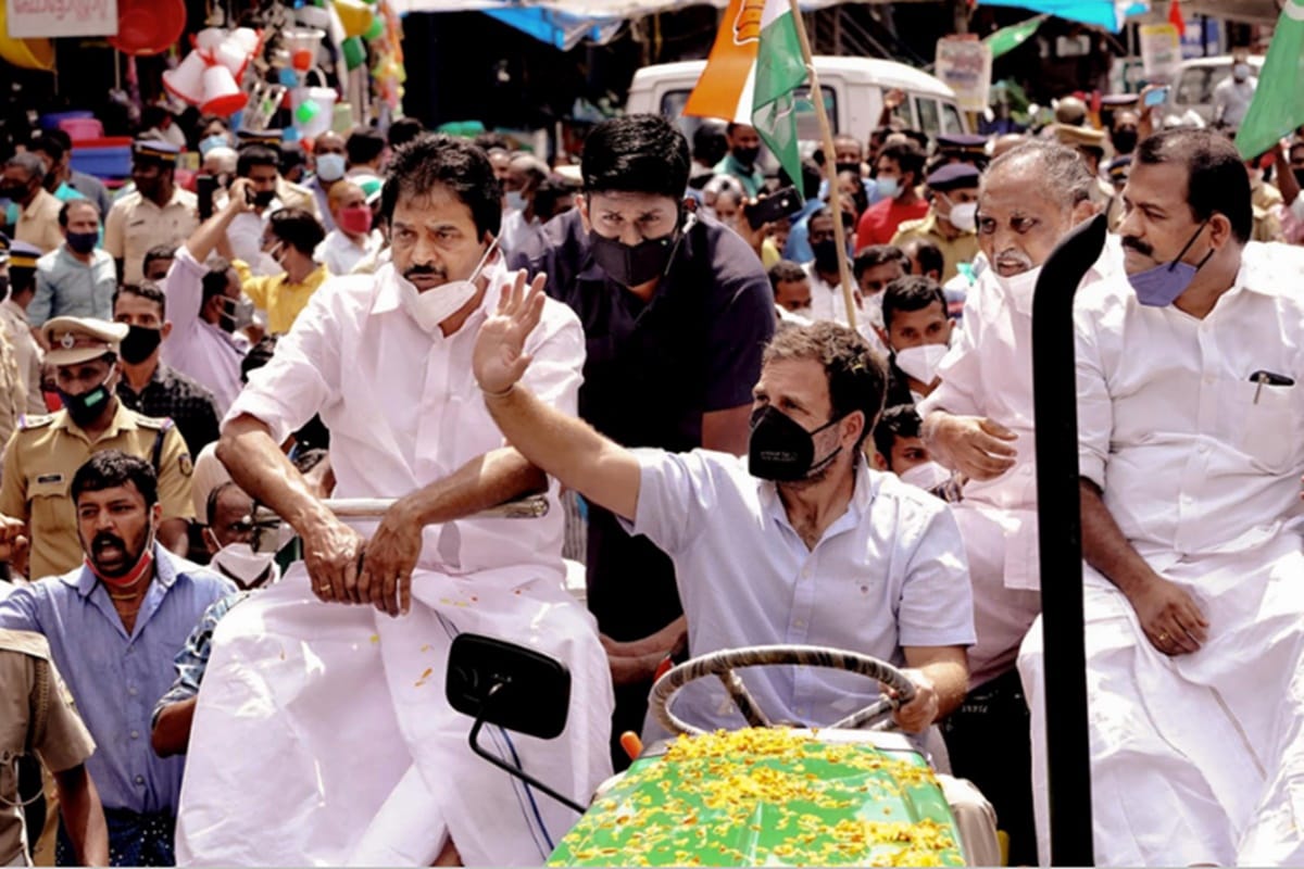 prahlad joshi attack rahul gandhi over rally says he become actor on tractor ask you believe in democracy or hypocrisy