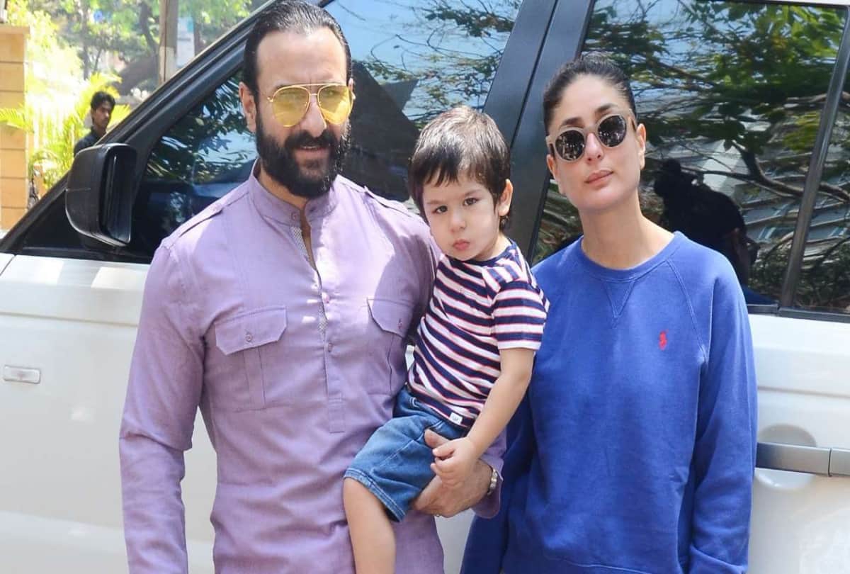 kareena kapoor shared second son photo while playing with saif ali khan and taimur