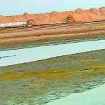 भारत-नेपाल सीमा पर नो मेंस लैंड के निकट नेपाल द्वारा निर्माणाधीन तटबंध