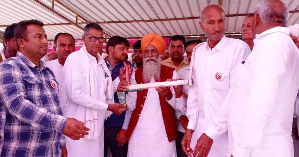 Farmer leader Gurnam Chadhuni spoke who not support kisan andolan do not give his vote