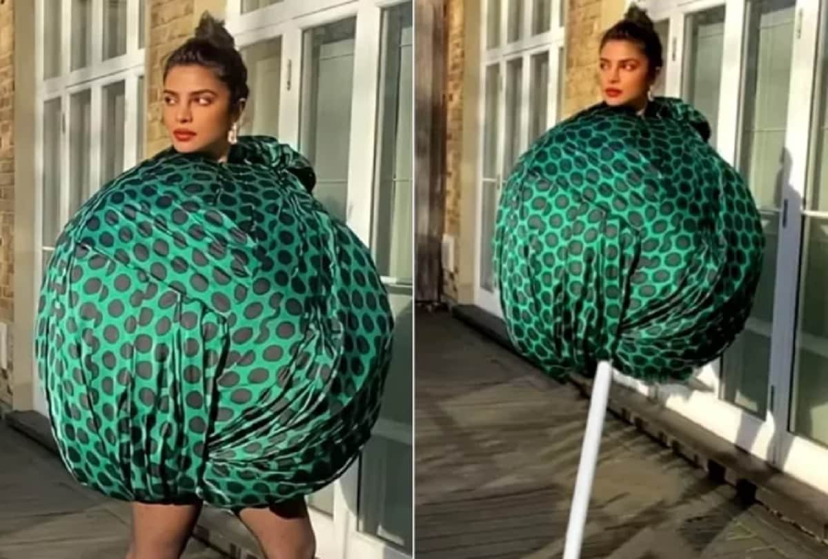 Priyanka Chopra green balloon dress inspires memes even Virat Kohli is a part of them
