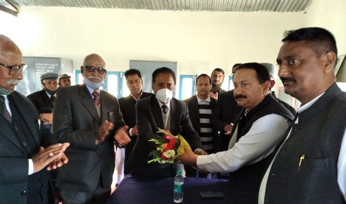 MLA Karan mahara Hounred by Bar Asociation