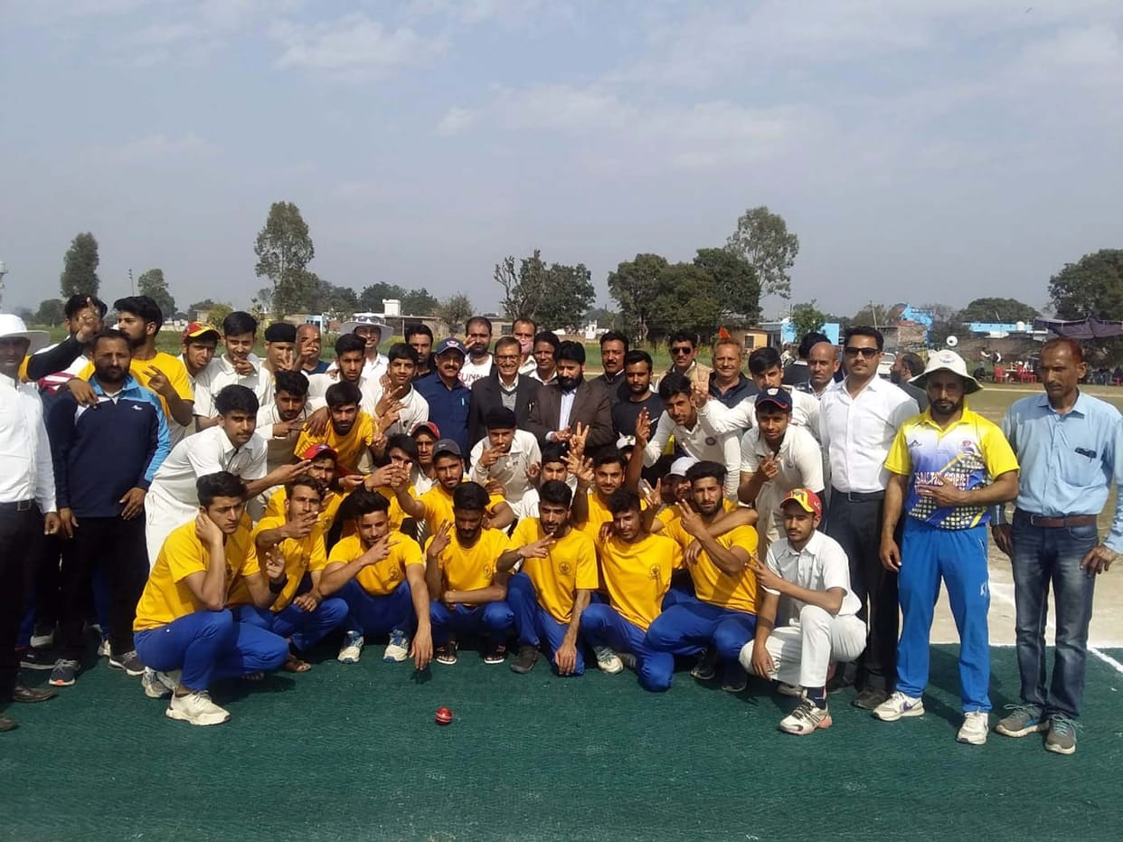 Poonch won the Inter District State level cricket competition by defeating Kupwara