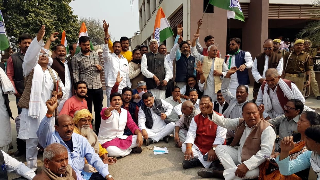 Opposition outraged at trampling crop of farmers