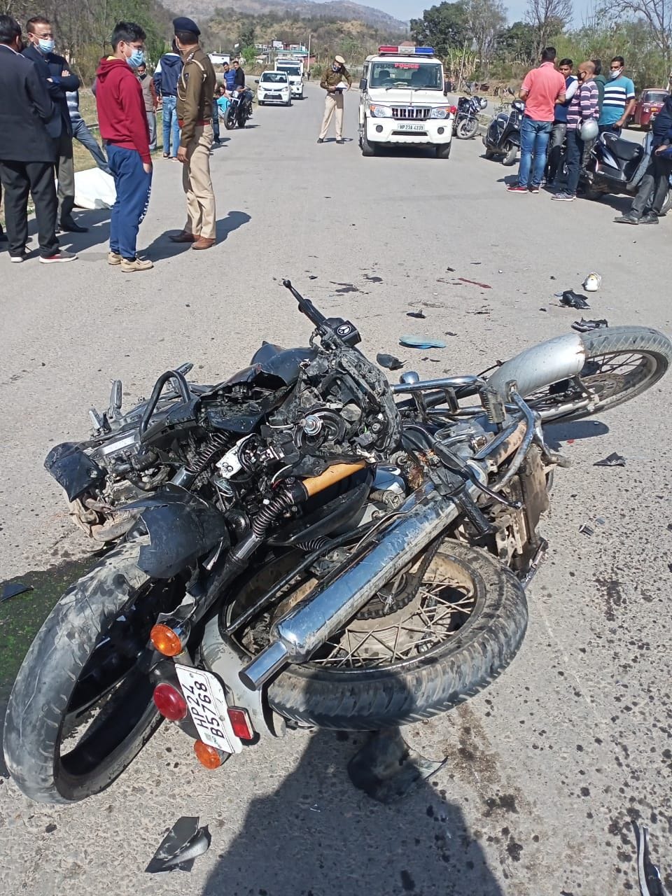 one died and one injured in road accident