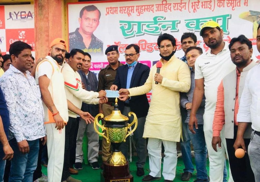 Firozabad won the cricket tournament by defeating Etawah