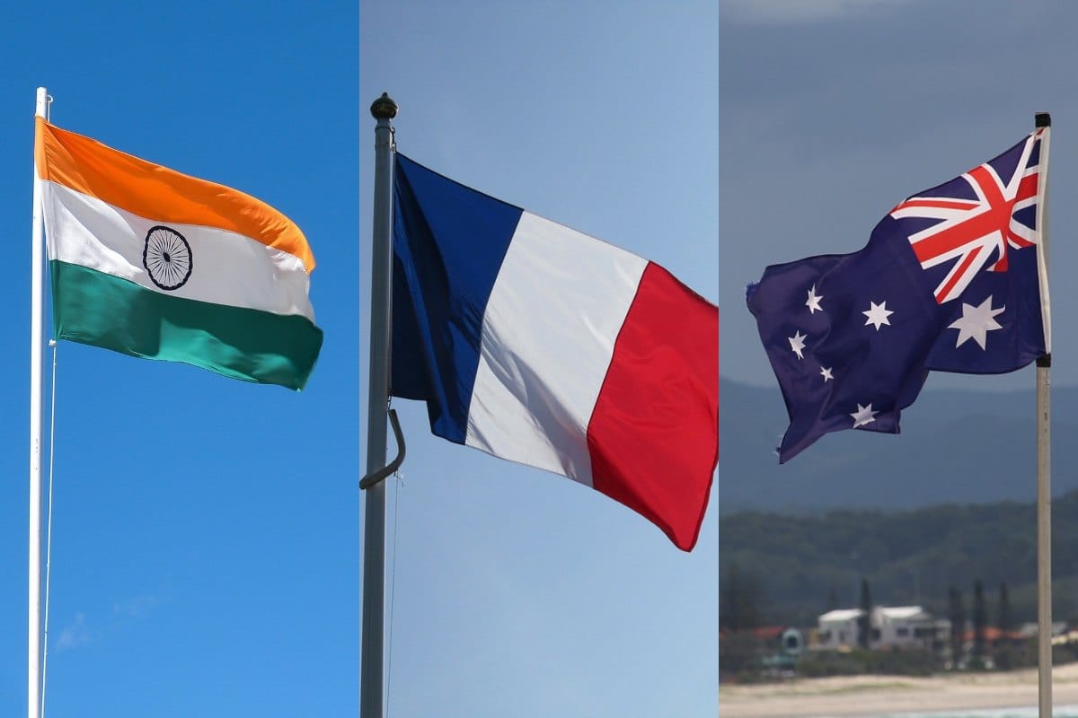 India France Australia Trilateral Senior Officials Meeting news in Hindi
