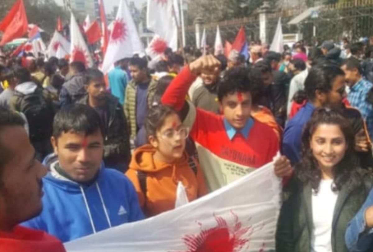 Nepali Supreme Court orders to restore Parliament NCP workers celebrate by Vijay rally in nepal