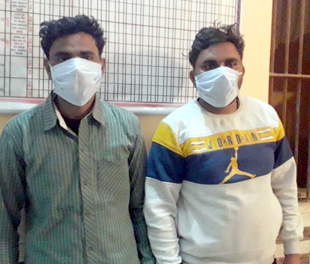 Robbery of finance company manager, two arrested
