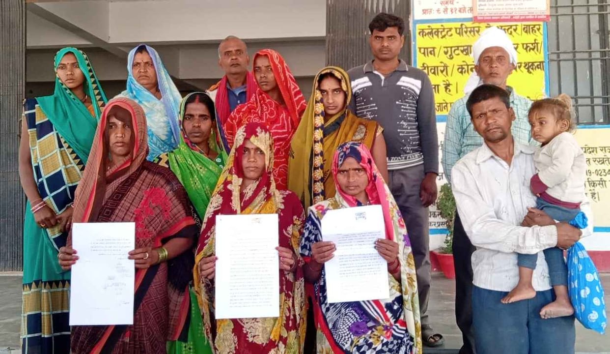Recovery in the name of housing, villagers reach headquarters
