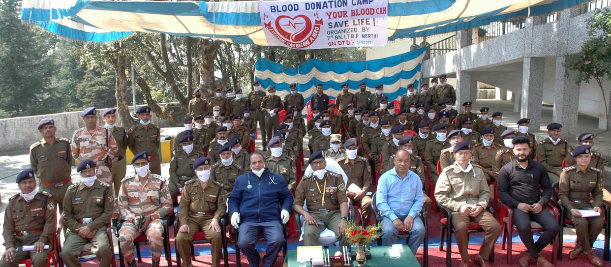 Blood Doanation Camp by ITBP