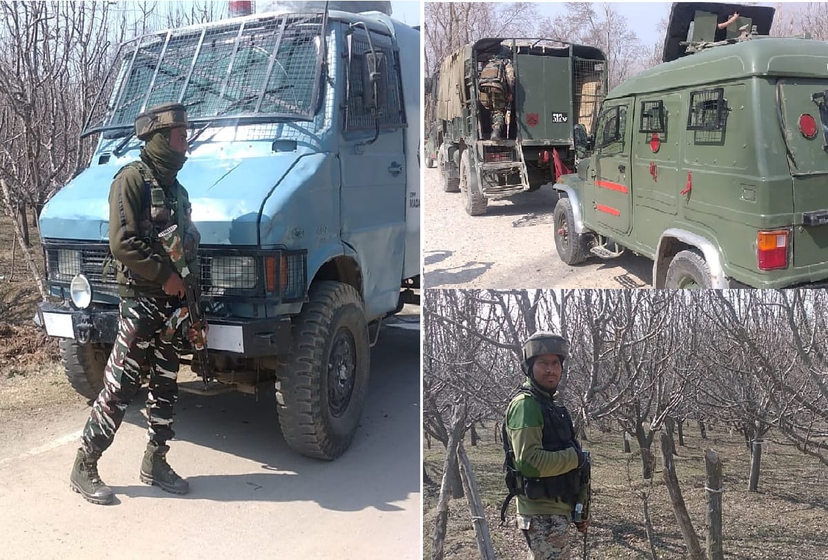 Shalgul Encounter between terrorists and security forces in Shalagul forest area of Anantnag