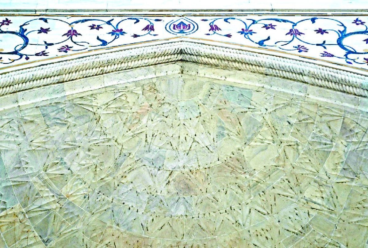 Taj Mahal Marbles Turns Green And Black Due To Insects Attack