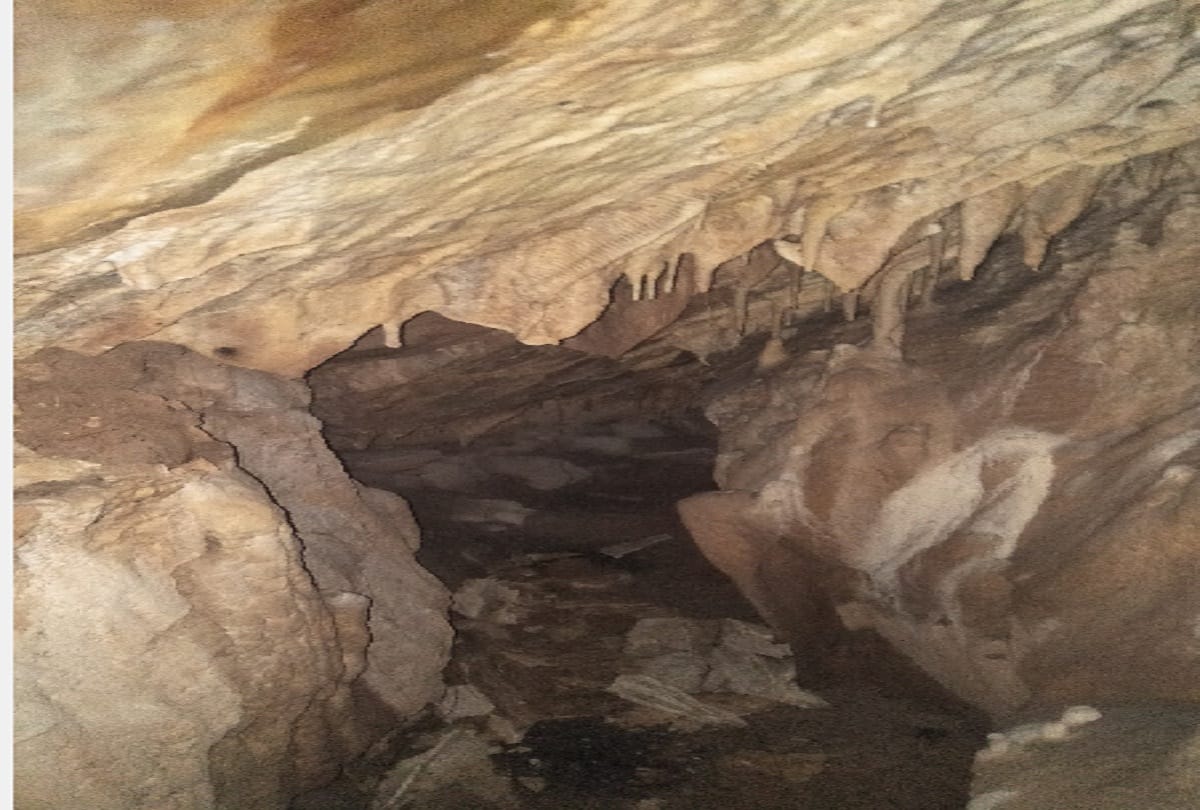 Jammu Kashmir twenty feet long cave found on highway
