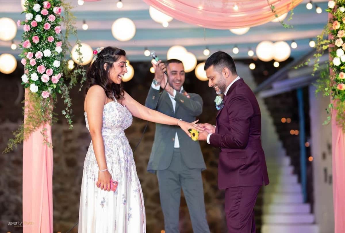 zayn marie khan shared her wedding ceremony photo imran khan officiated the party