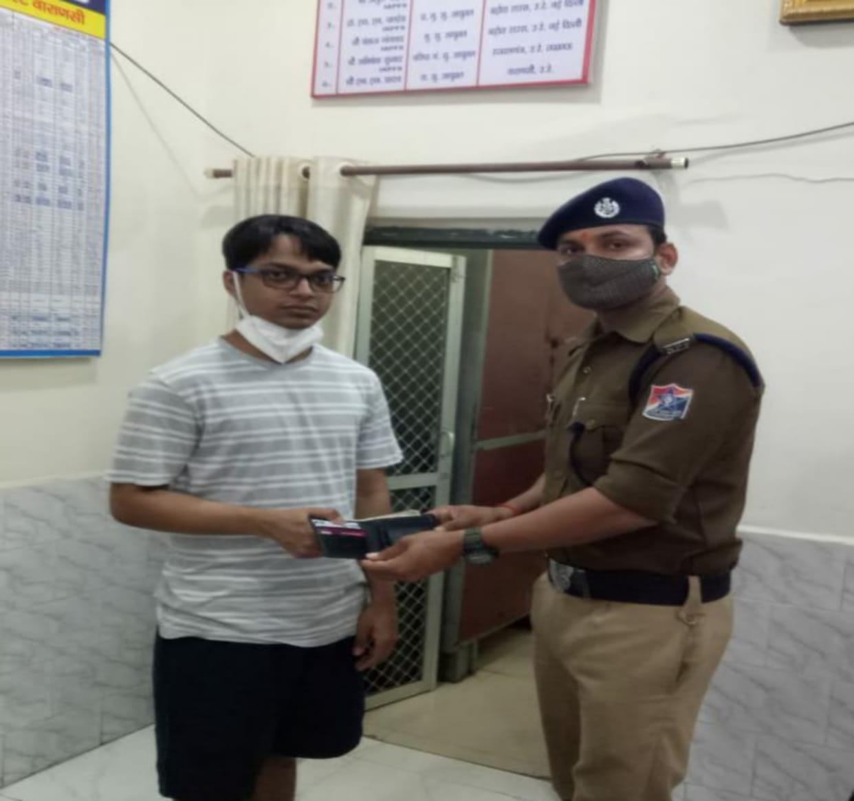 RPF constable returned BHU medical student lost purse