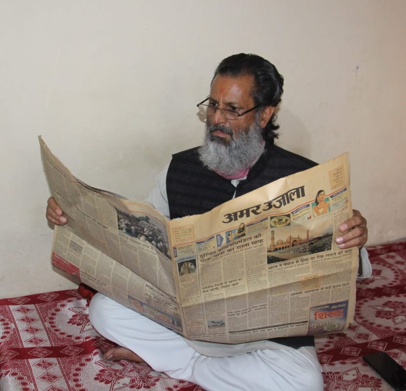 amar ujala completes 24 year in uttarakhand, this man have all news paper of following years