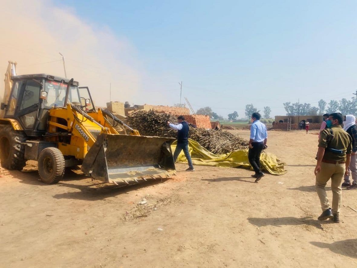 Stopped operation of two brick kilns