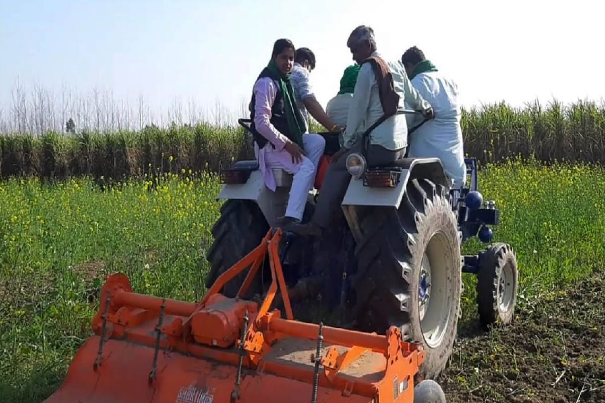New trend of opposition to agricultural laws in west UP, angry farmers are destroying green crops