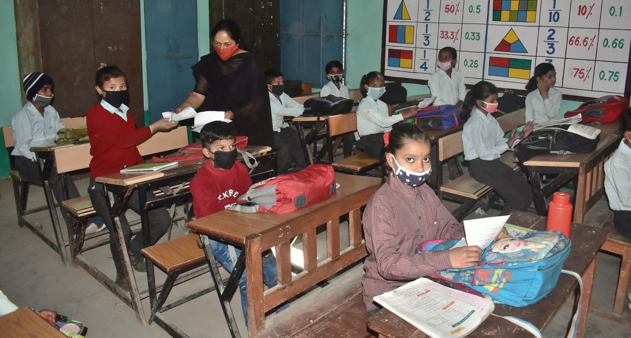 Education starts from third to fifth, 20 percent attendance on first day