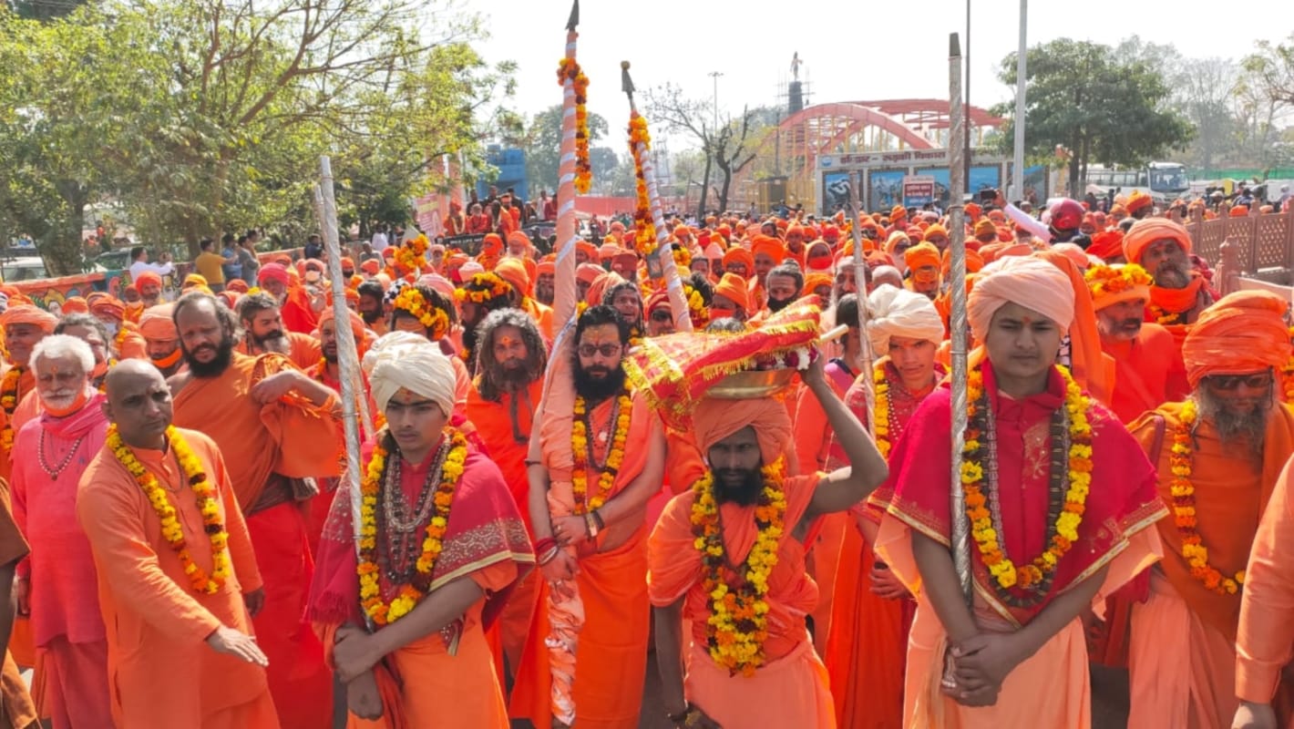 Maha kumbh 2021: Religion flags are pride of akhadas