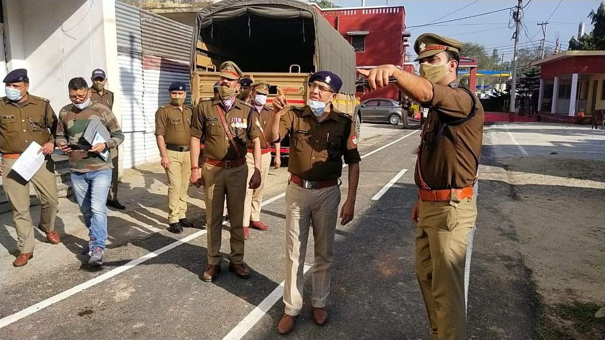 SP countryside inspected police station Raiwala