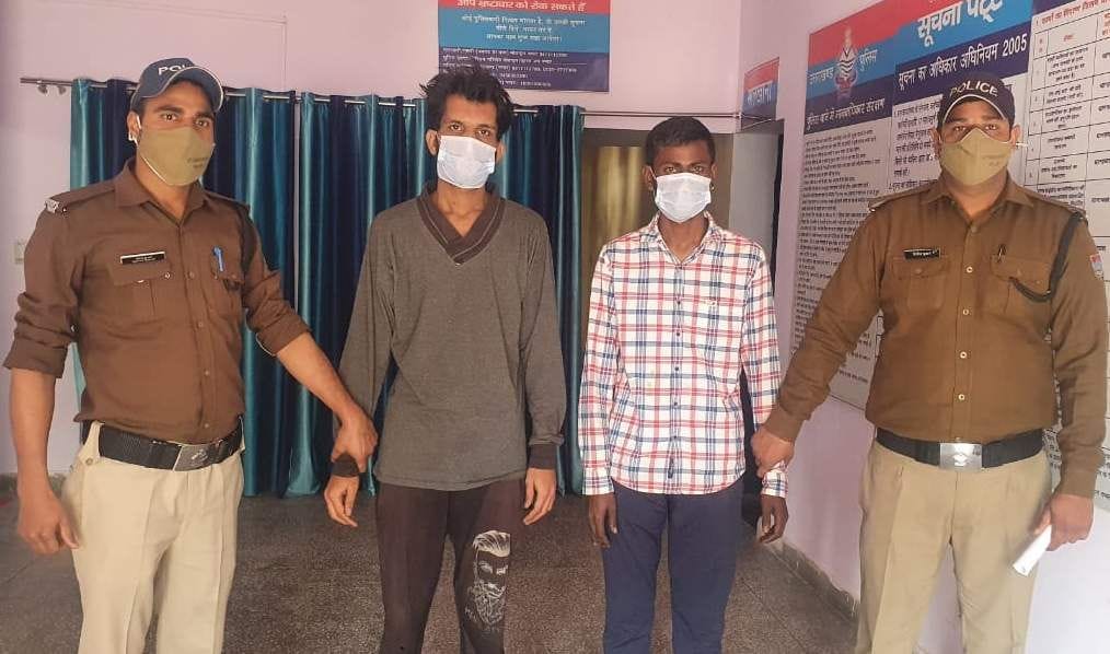 Rishikesh and Raiwala police caught four mobile thieves