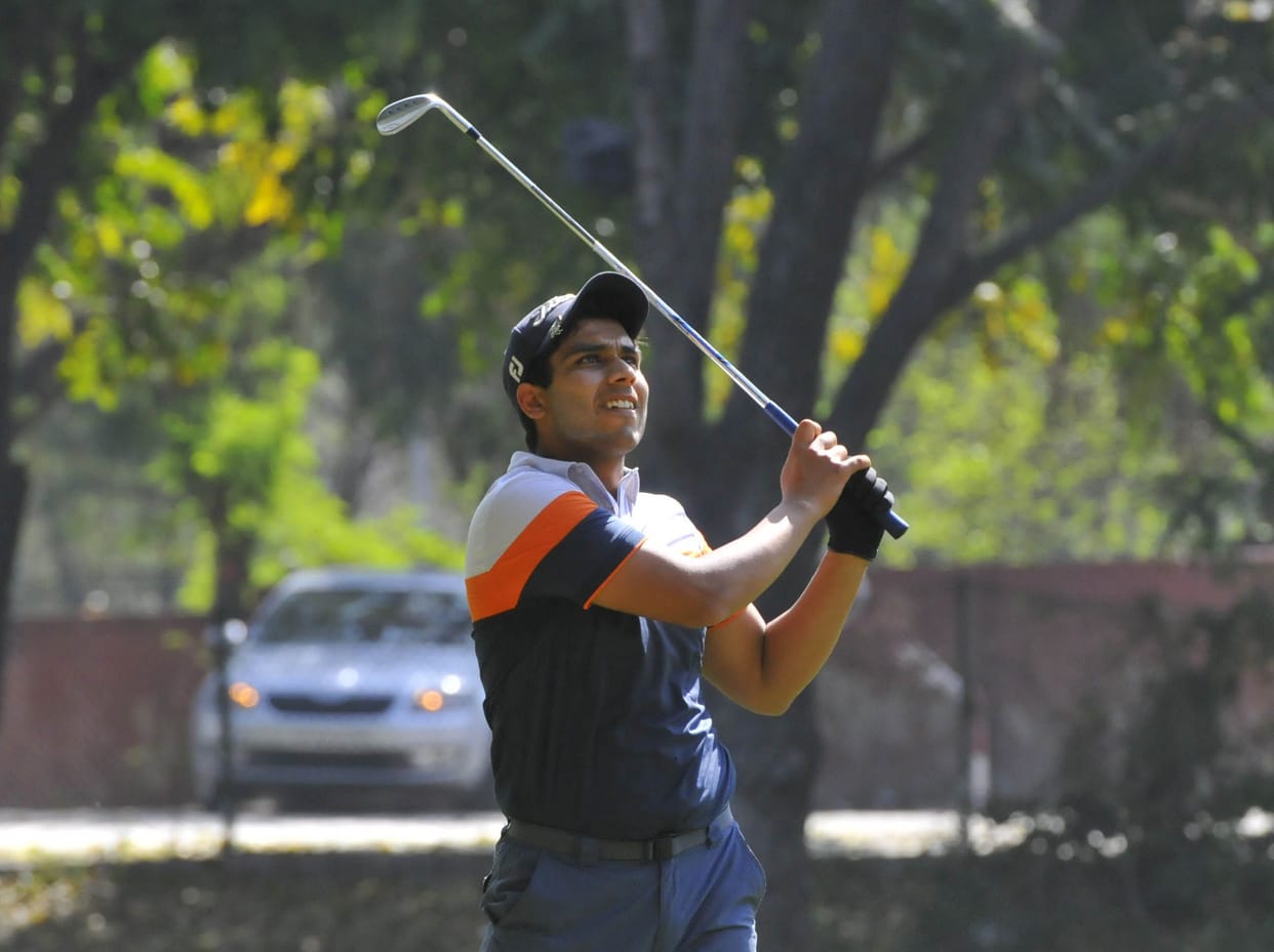 Golfer Mansukh Sandhu continues his great journey, capturing top position