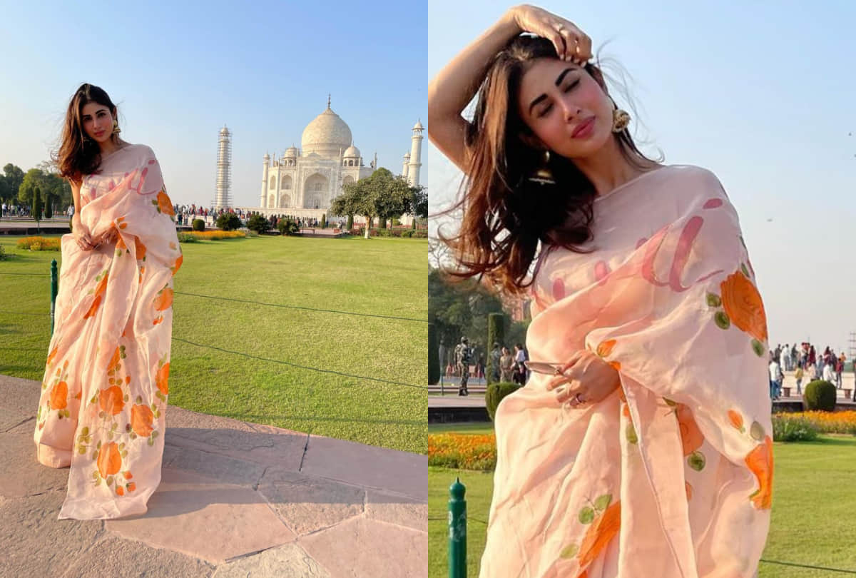 mouni roy flaunts fit body in transparent top with black jeans look gorgeous