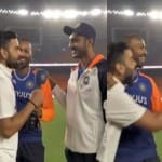मैच के बाद मस्ती के मूड में भारतीय खिलाड़ी