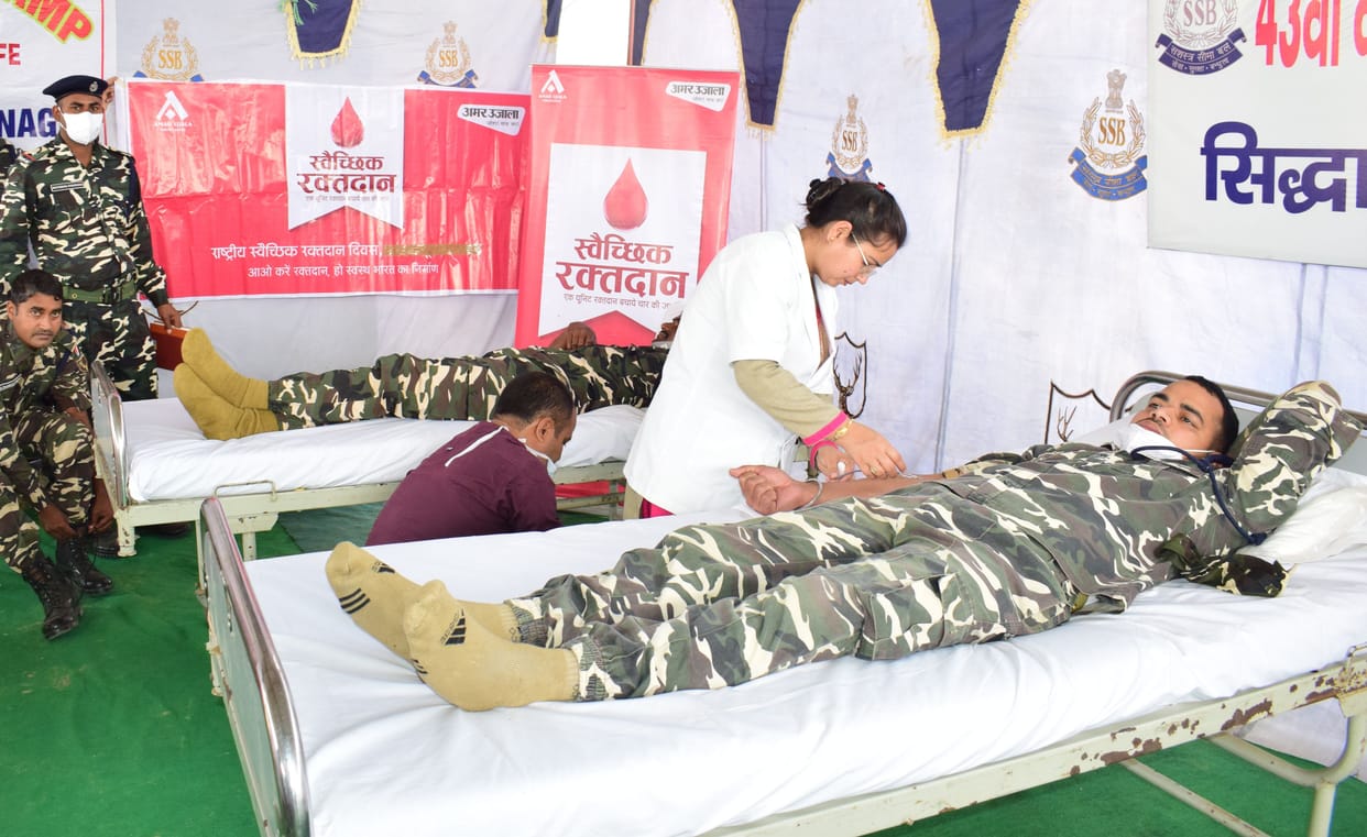 SSB jawans are saving lives by donating blood