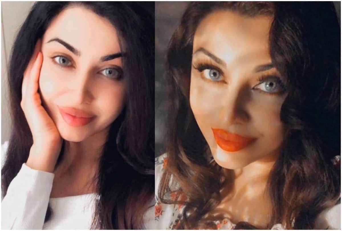 Aishwarya Rai Bachchan Duplicate Pakistani Lookaloke Aamna Imran Social Media Viral Photos