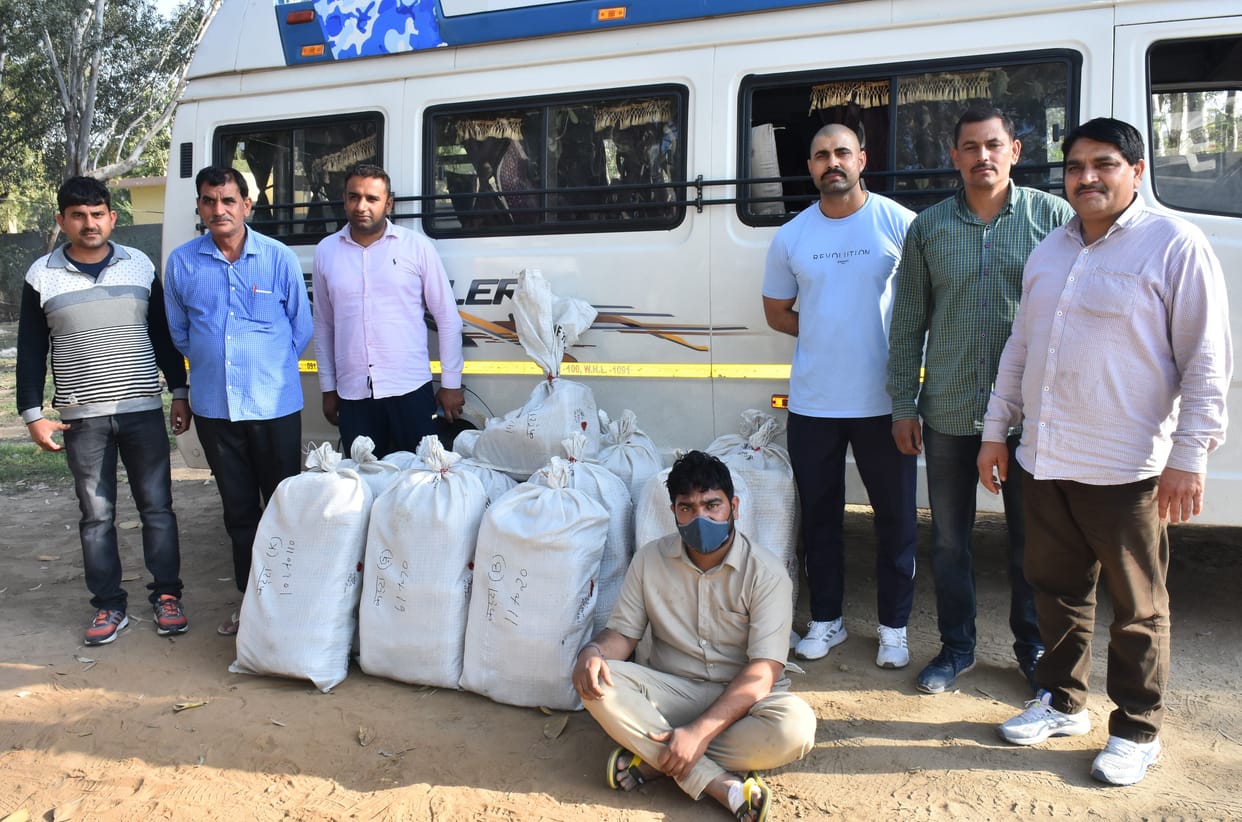 police arrested, ganja, criminal injured