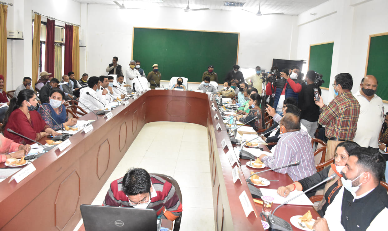 nagar nigam ambala budget meeting